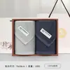 Jialiya Toallas de Algodón Puro Paquete de Dos Caja de Regalo Souvenir Toalla Facial para el Hogar Regalo de Bienestar para Empleados Se Puede Bordar con Logo