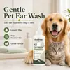 KineShineX Limpador de Ouvido para Cães e Gatos Solução Suave para Cuidado Diário Reduz Cera de Ouvido