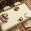 Mantel de mesa de cuero retro americano, impermeable y a prueba de aceite, fácil de limpiar, lujo ligero con un toque de alta gama, protector de mesa resistente al calor