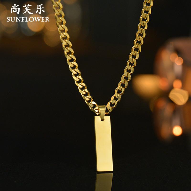 古巴链 金色