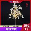 Simulação luminosa transfronteiriça flor de pessegueiro árvore flor de cerejeira lâmpada pátio lâmpada decorativa cena do festival lâmpada layout árvore lâmpada corda lâmpada
