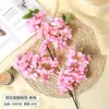 Galhos Artificiais de Flor de Cerejeira com 4 Galhos Longos, Flores Artificiais para Decoração, Flores Artificiais para Decoração de Casamento, Guia de Arco, Flores Artificiais de Flor de Cerejeira