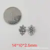 1-37 Prata Velha Retro Shanxi Espaçador de Duas Orelhas Acessórios DIY Pulseira de Prata Sanqi Pulseira Brinquedo Acessórios de Ornamento