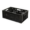 Cesta Plegable de Plástico Cesta de Frutas Caja Giratoria de Verduras Estante Exhibidor para Frutería de Supermercado Estante Soporte de Pie Plástico