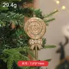 Novos enfeites de árvore de Natal, pingentes de decoração de Natal, decorações de festa, decoração de cena de homem de gengibre de alta qualidade galvanizado