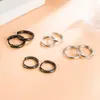 Pendientes de aro lisos de alta gama con diseño único para mujer, nuevos pendientes circulares personalizados de moda y elegantes 2022