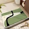 Tapete de chão absorvente moderno e simples para banheiro, tapete de entrada, tapete antiderrapante de secagem rápida para banheiro, tapete de porta de quarto