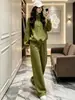 Sudadera con media cremallera, traje deportivo casual para mujer, nuevo estilo otoño e invierno 2026, conjunto de dos piezas con sudadera afelpada y pantalones anchos holgados