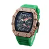 Nuevo Reloj de Barril Moda Richard Esfera Grande Reloj de Cuarzo Multifuncional Reloj para Hombre Explosiones de Tiktok