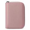 Primeira camada Cowhide Card Bag Anti-Magnetic rfid couro genuíno Unisex ID Bag Zipper Card Case Card Bag Coin Purse