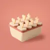Molde para Helado Molde para Helado para Niños Caja Molde para Paletas Caseras Paleta Casera Cubito de Hielo Sorbete Helado Bandeja para Hielo