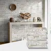 Adhesivos de azulejos de espuma engrosada, con forma única y encantadora, para uso doméstico, impermeables y resistentes al aceite, adecuados para cocinas, dormitorios y salas de estar, autoadhesivos