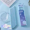 Lápis Macaron 2B para Crianças, Papelaria Simples para Escrever, Caixa com 12 Peças, Lápis Específicos para Estudantes, Fofo