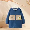 Bata para Bebé, Otoño e Invierno, Chaqueta de Terciopelo con Cremallera para Niños Medianos y Grandes, Chaqueta de Plumas Exterior para Niños, Ropa Protectora Gruesa Anti-Suciedad