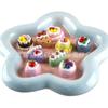 Novo Transfronteiriço Estéreo 3D Flor de Sapato Fivela de Sapato Tamanco Acessórios de Sapato Bolo Fivela Decorativa Fofa Pvc Acessórios de Sapato de Jardim