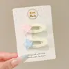 Exquisito pasador de pelo coreano 2026 nuevo modelo pinza lateral pinza para flequillo pasador de dopamina lindo pasador de pelo
