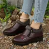 Zapatos Casuales de Algodón Cálidos, Planos, Antideslizantes, Suela Suave, con Cremallera Lateral para Mujer, Nueva Moda Otoño e Invierno 2025, Zapatos de Algodón Versátiles para Mujer