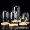 Fornecedor da Fabricante Tampa de Vidro à Prova de Poeira Decorações Decorativas DIY para Mesa Flores Imortais Tampa de Vidro com Micro Paisagem Transparente