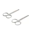 Al por mayor en stock Tijeras Redondas para Vello Nasal de Uso Doméstico Herramientas de Maquillaje Pegatinas para Doble Párpado Tijeras Pequeñas Especiales Tijeras de Maquillaje de Acero Inoxidable