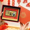 Oro Puro 999 Hazte Rico Inmediatamente Adornos de Billetes de Oro Empresa Comercial Regalo de Año Nuevo Mesa Regalo de Boda para Colegas