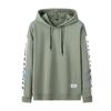 Suéter con capucha de moda estilo coreano para otoño para hombre 2021 otoño simple con capucha reflectante camiseta de manga larga top para hombre
