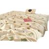 Lençóis de Cama de Veludo Leite de Inverno Peça Única Forrados com Lã Coral Espessado Lençóis de Cama de Coral Veludo Flanela Lençol de Colchão para Dormitório Estudantil