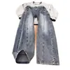 Jeans Vintage de Corte Curvo para Hombre, Pantalones Rectos Sueltos Estilo Americano para Primavera y Otoño, Pantalones Casuales de Pierna Ancha Frescos y Modernos