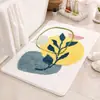 Tapetes de Flocagem Removíveis para Entradas, Tapetes para Sala de Estar, Tapetes ao Lado da Cama do Quarto, Tapetes para Quarto de Estudo Infantil, Capachos Absorventes Antiderrapantes para Entrada, Atacado
