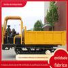 Operação simples Caminhão de transporte de esteira de 6 toneladas Caminhão de transporte de esteira basculante Caminhão de transporte de engenharia