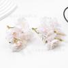 Racimos Simulados de Flor de Cerezo, Materiales de Flores para Pasador de Pelo Hecho a Mano DIY, Decoración de Fondo para Bodas, Decoración del Hogar, Flores para Cajas de Regalo