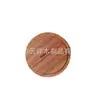 Tapete de Aislamiento Térmico de Madera, Posavasos de Sapele, Posavasos Doméstico para Mesa, Tapete Antiescaldado, Logo Personalizable