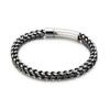 Suministro transfronterizo de AliExpress moda europea y americana quilla de roca acero de titanio pulsera de hombre cadena redonda hacia adelante y hacia atrás collar