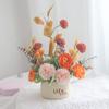 Ornamentos Florais Simulados Populares Transfronteiriços Buquê Decoração de Mesa para Casa Arranjo de Flores Flor Entrada Sala de Estar Decoração Arranjo de Flores Branco
