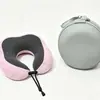 Entrega Direta da Fábrica Almofada de Apoio para Pescoço de Espuma de Memória de Rebound Lento em Formato U, Almofada Portátil para Viagem e Cochilo Camelback, Personalização de Almofada em Formato U