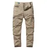 Pantalones Multibolsillos Transfronterizos para Hombre, Holgados, Rectos, Talla Grande, Modernos, Casuales, para Primavera y Otoño