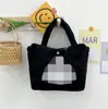 Bolsa de Felpa Linda de Dibujos Animados de Gran Capacidad para Otoño e Invierno, Bolsa de Felpa Versátil, Bolsa de Regalo de Máquina de Garra, Bolsa de Almacenamiento