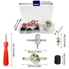 Válvula de Neumático de Coche Núcleo Bicicleta Motocicleta Herramienta de Instalación Kit de Reparación Set de 33 Piezas Combinación Multifuncional