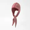 [Personalizado] Bufanda con Capucha Rayas Estilo Coreano Bufanda Cálida de Invierno para el Cuello Sombrero Bufanda Triangular Tejida con Capucha de una Pieza