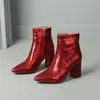 Novas botas britânicas de outono e inverno com lantejoulas, bico fino, curtas, estilo cavaleiro, botas de salto alto grosso 33-43 desejo botas de comércio exterior