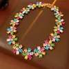 Brincos e Colar de Resina em Forma de Gota d'Água Cravejados com Diamantes, Corrente de Suéter de Luxo Vintage, Conjunto de Joias Exquisito de Alta Qualidade