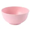 Tazón de Plástico de Paja de Trigo 20cm Nórdico Creativo Tazón para Fideos Instantáneos Estudiante Dormitorio Anti-Caídas Tazón Doméstico para Sopa