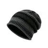 Chapéu de tricô artístico e fresco, chapéu elegante e versátil de puxar, quente para outono e inverno, chapéu slouchy, circunferência da cabeça grande faz o rosto parecer menor, chapéu para mulheres