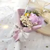 Mini Buquê Flor de Sabão Rosa Cravo Girassol Dia das Mães Dia dos Professores Presente de Festival