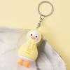 Llavero de Patito Amarillo de Dibujos Animados Creativo Moderno Pequeño Regalo Venta al por Mayor Accesorios Colgante para Bolsos de Coche para Festivales