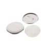 Insignia de Alfiler de Clip de Papel de 58 mm Suministros Insignia de Hoja de Lata Material en Blanco para Bricolaje Insignia de Base de Hierro Accesorios de Insignia de Metal