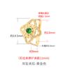 Hebilla de seguridad de jade hebilla especial hebilla colgante de moda nacional retro hebilla colgante de jaspe jade Hetian clip para colgante diy accesorios