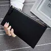 Carteira Longa Fosca Simples Europeia e Americana Feminina Fina com Zíper Carteira de Mão Carteira de Estudante Bolsa para Celular Bolsa de Cartão da Moda
