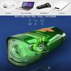 Medidor de código transfronterizo luz de bocina luz de carga USB luz delantera luz trasera traje bombilla T6 ciclismo nocturno luz de bicicleta linterna