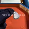 Colar de Jade Calcedônia Verde Gelo de Alta Qualidade Atacado com Pingente de Cabacinha de Ágata Branca Incrustada Banhado a Prata, Joias de Luxo Leve para Mulheres