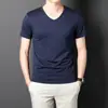 Camiseta Nueva Ajustada para Hombre de Manga Corta a la Moda Diaria Juvenil Popular Estilo Urbano Simple Moda Tendencia Marca Tendencia Verano